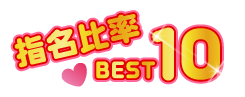 指名比率BEST10